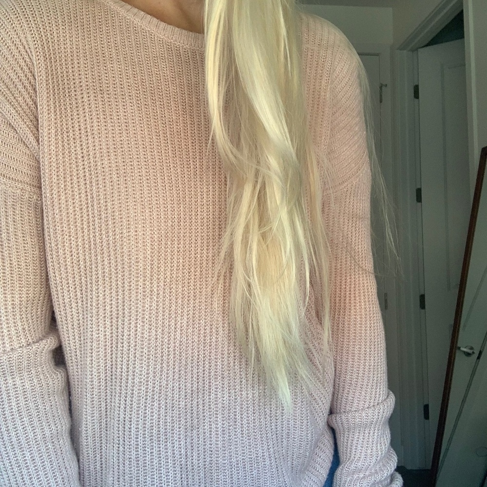 Brandy Melville Pink Knit Sweater